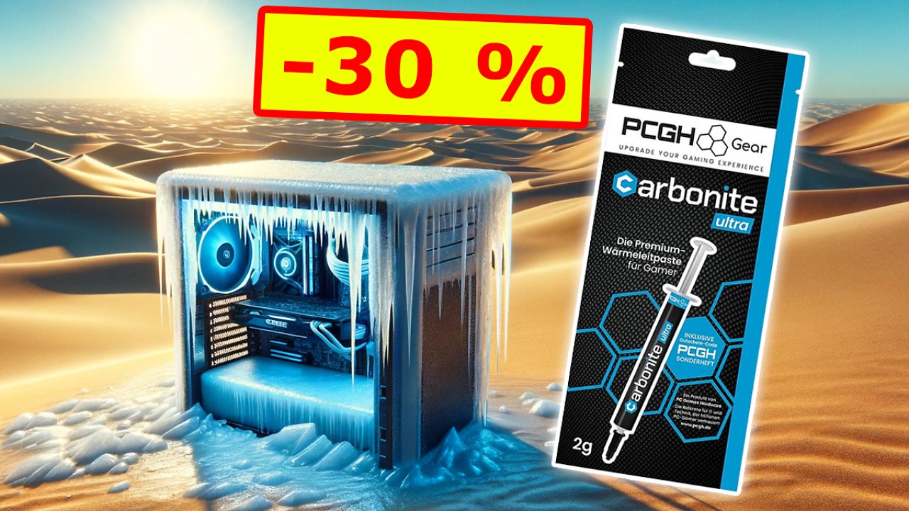 [22/03/2024] Eiskalt reduziert: 30 % sparen bei High-End-Wärmeleitpaste PCGH Gear Carbonite Ultra