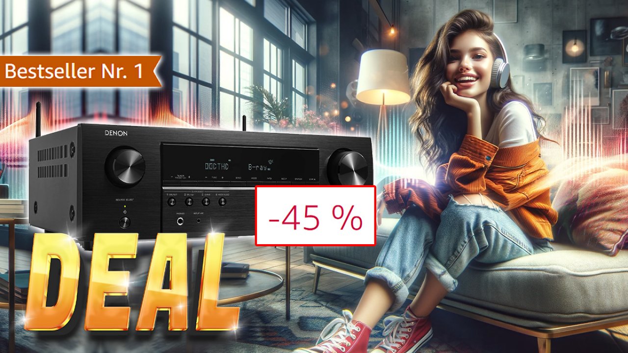 [11/03/2024] Schnäppchenjagd für Heimkino-Liebhaber: Bis zu 45 % Rabatt auf Denon-Receiver-Bestseller bei Amazon&nbsp;