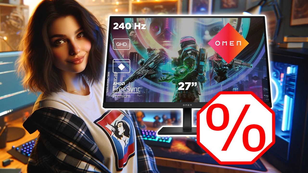 [31/03/2024] Über 140 Euro Rabatt auf Gaming-Monitor: Omen HP 27qs bei Amazon (27 Zoll, WQHD, 240 Hz)