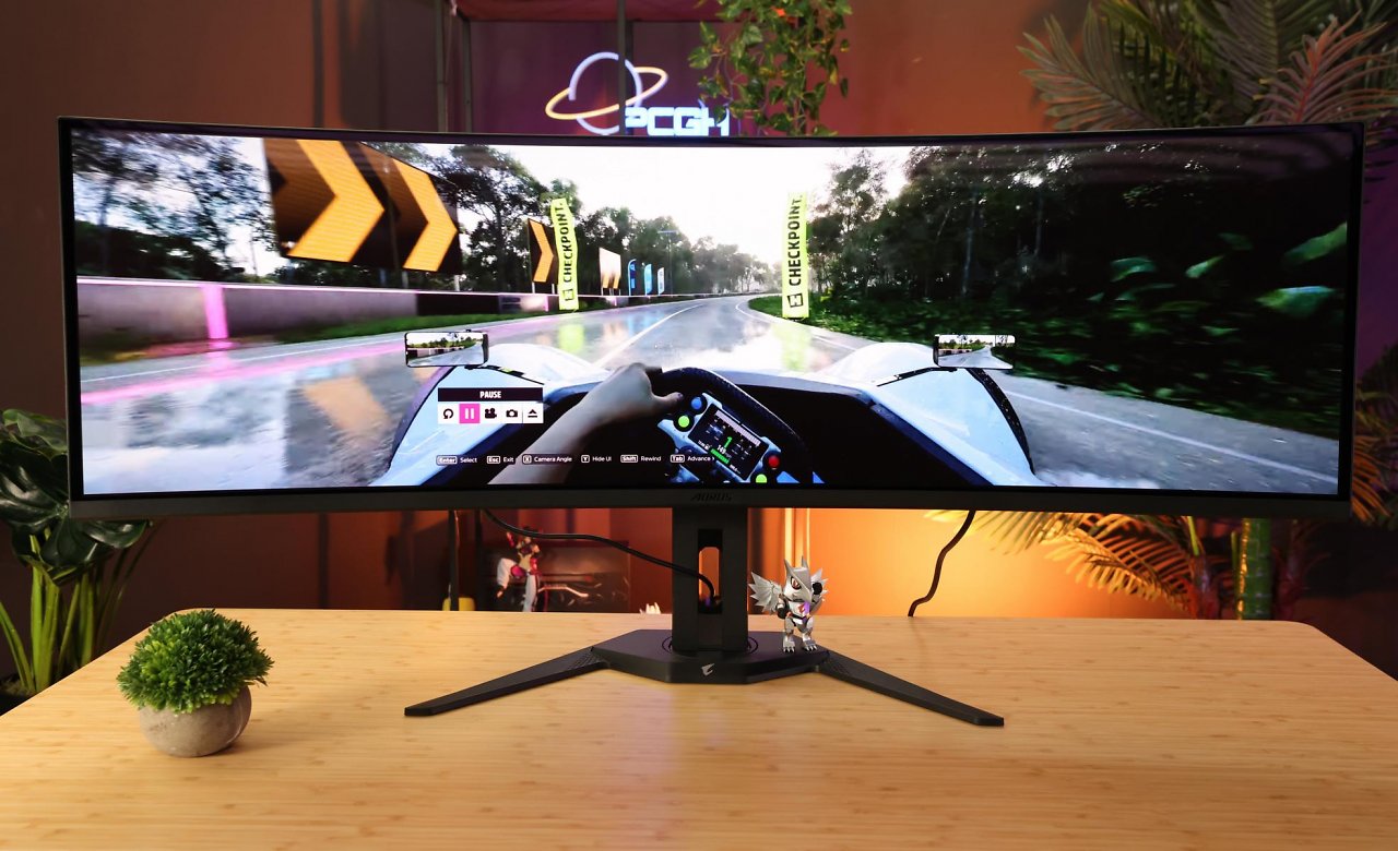 [27/03/2024] Gigabyte Aorus CO49DQ: Was bietet der Curved-Gaming-Monitor? (4)
