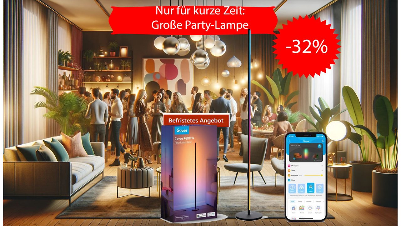 [07/03/2024] Govee Stehlampe Deal