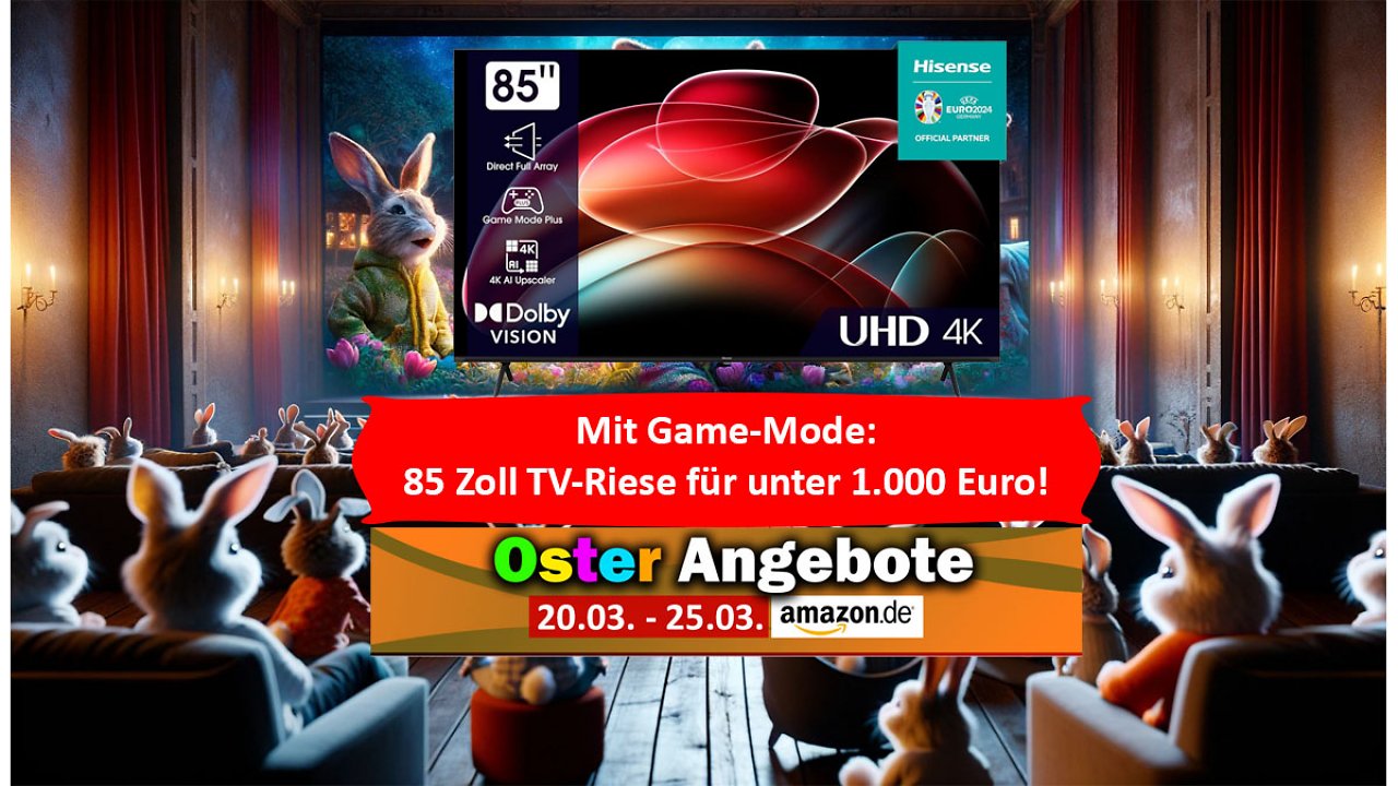 [20/03/2024] Hisense 85 Zoll TV 85E6KT Deal