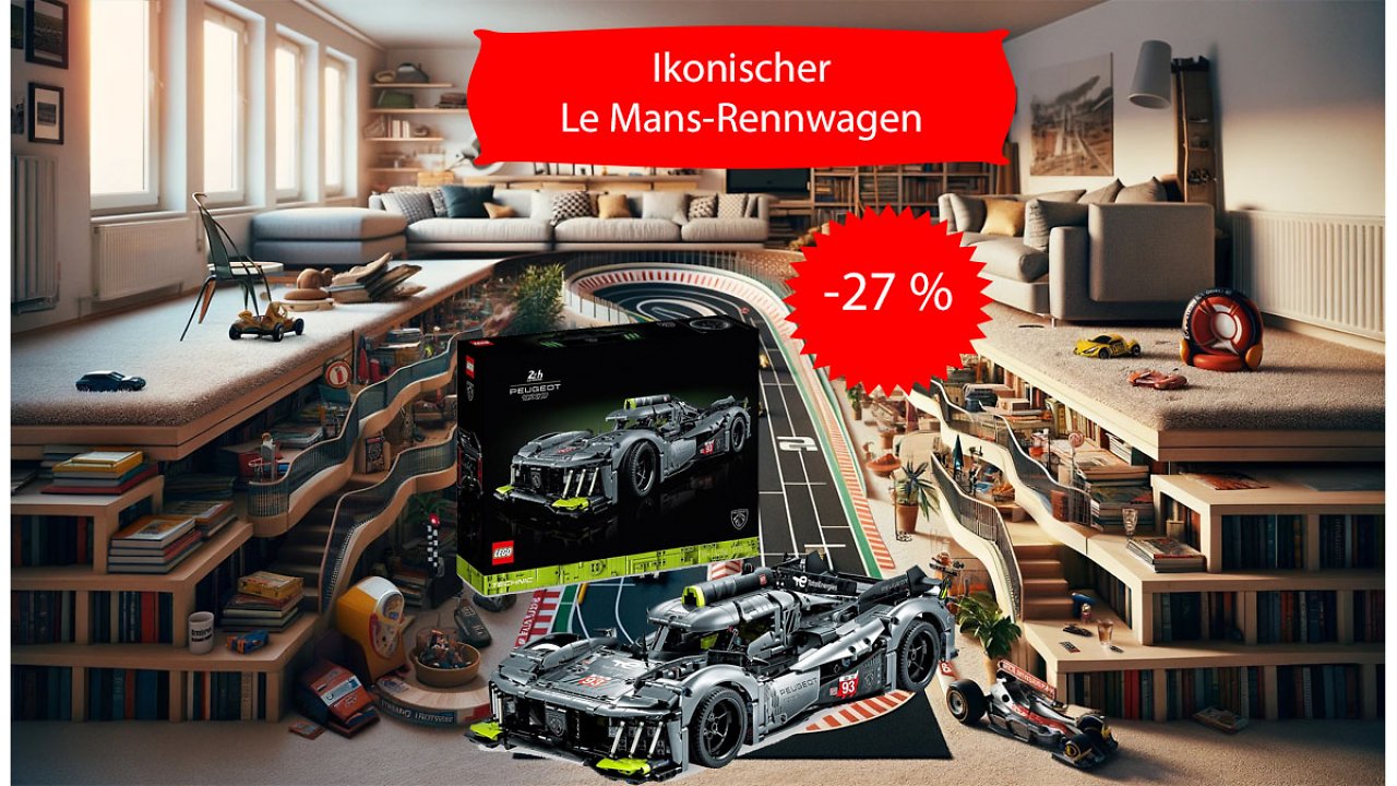 [26/03/2024] Lego Peugeot 9X8 Rennwagen Deal zu Ostern 2024