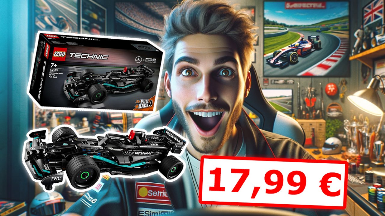 [14/03/2024] Günstig wie nie: Lego Technic Mercedes-AMG F1 W14 E Performance Pull-Back (Set mit 240 Teilen)