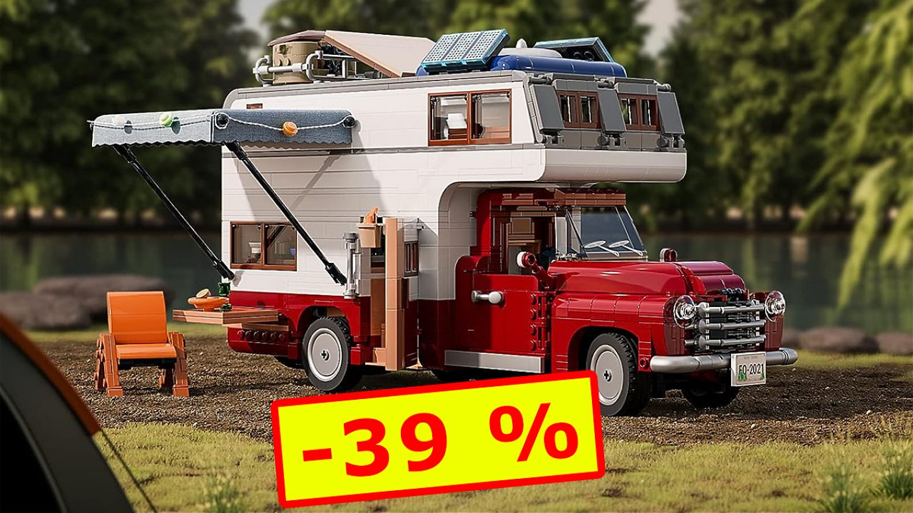 [29/03/2024] Besser als Lego VW Bus? Camper-Van mit Beleuchtung bei Amazon im Angebot