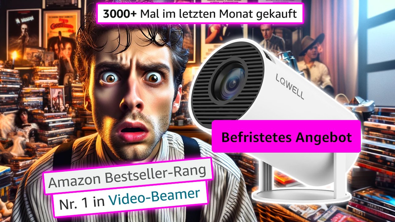 [06/03/2024] Irrer Hype bei Amazon: Warum kaufen alle diesen Mini-Beamer mit 
