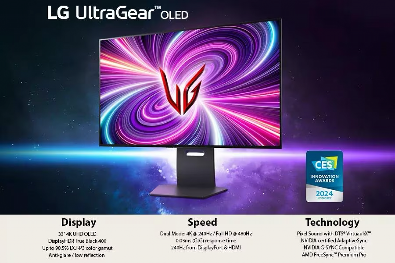 [04/03/2024] LG nennt Preis für 32GS95UE - 32 Zoll OLED mit 4K und 240 Hertz