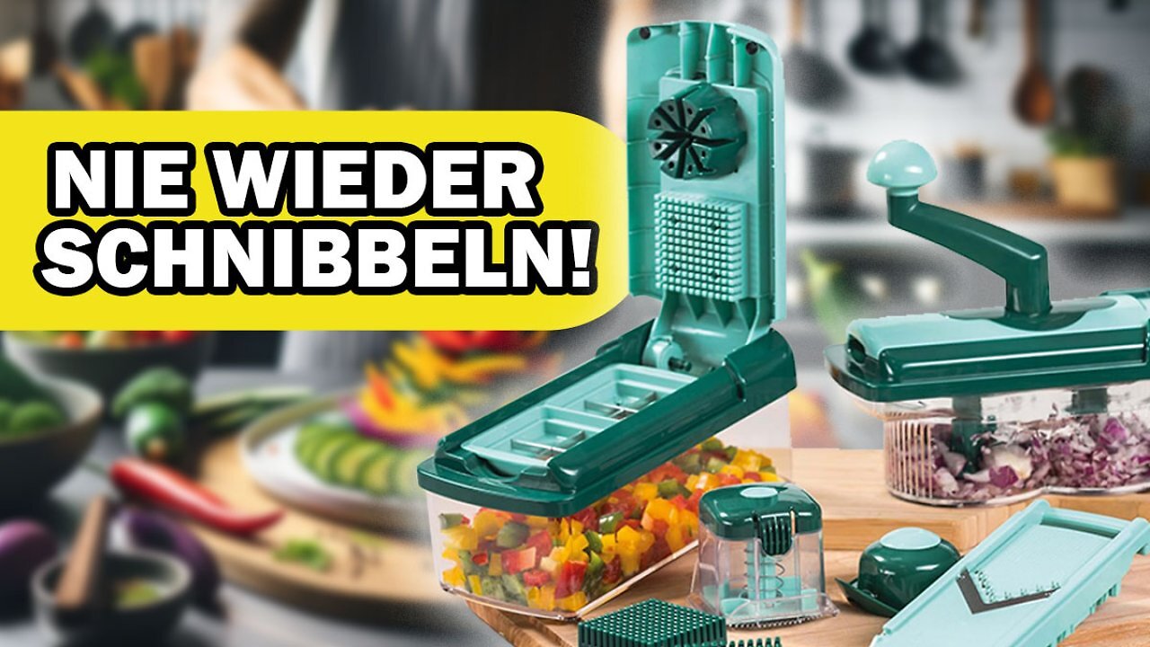 [26/03/2024] Amazon zerhackt Preise: Beliebter Nicer Dicer Fusion mit Spiralschneider war noch nie so günstig - jetzt das 16-teilige Set sichern