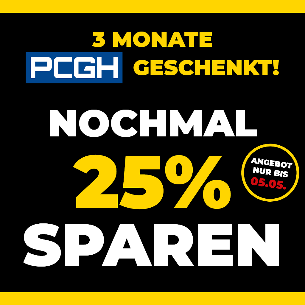 [22/03/2024] 3 Monate PCGH geschenkt: Jetzt abonnieren und 25 % sparen (1)