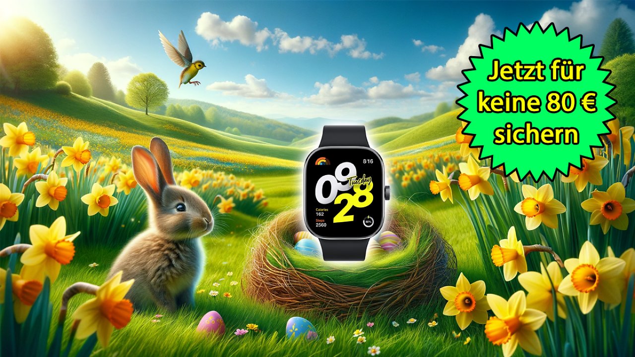 [20/03/2024] Xiaomi Redmi Watch 4 Smartwatch mit 1.97
