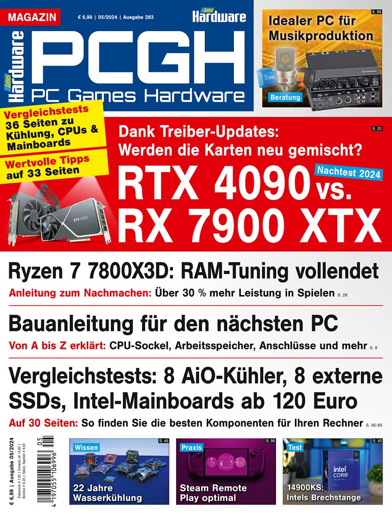 [27/03/2024] Magazin-Cover der PCGH-Ausgabe 05/24.