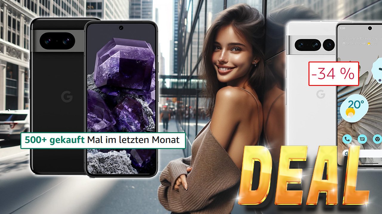 [18/03/2024] Amazon haut Google Pixel raus! Bis zu 300 Euro Rabatt auf Google Pixel 7 und 8 Android-Smartphones - Smartwatches ebenfalls stark reduziert&nbsp;