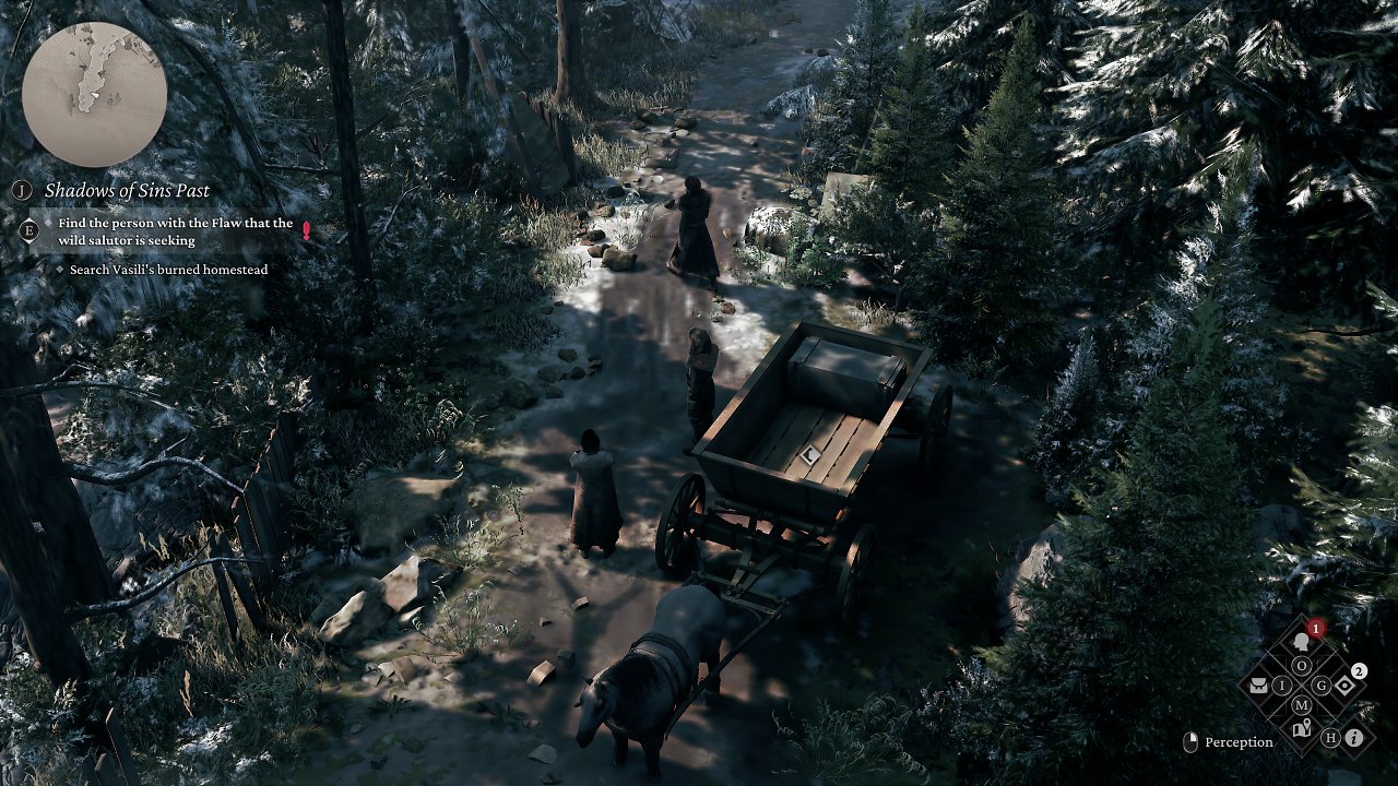 [04/03/2024] The Thaumaturge: Typisch Unreal-Engine - kurz nach dem Betreten des Levels kann man dem Streaming beim Arbeiten zusehen.