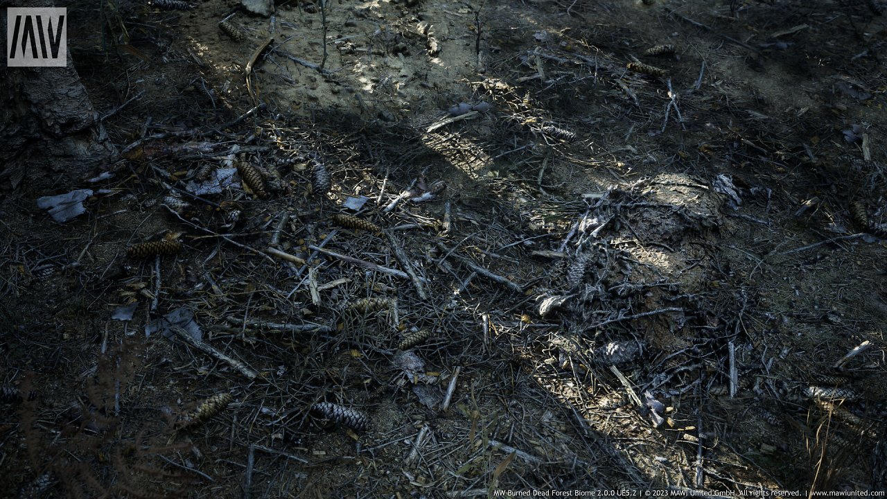 [08/03/2024] UE5.2 Burned Dead Forest Nanite (14)