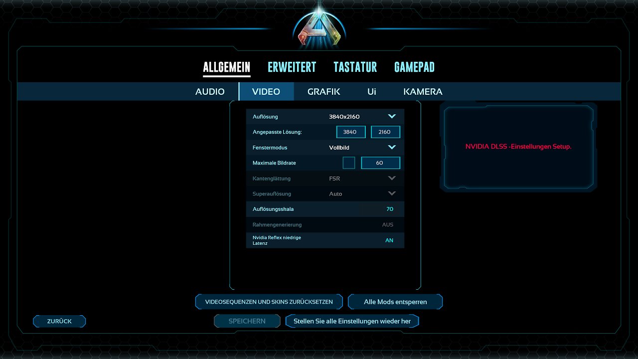 Ark: Survival Ascended - Menü - 01 - Allgemein, Video