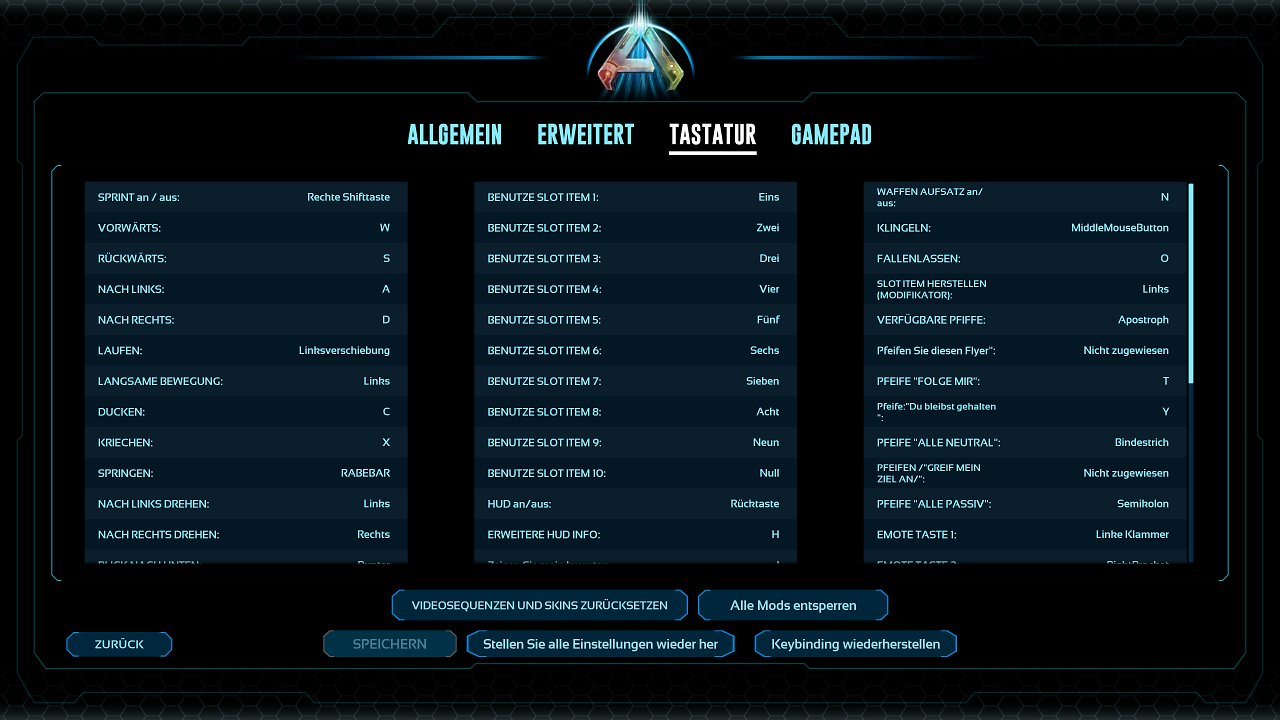 Ark: Survival Ascended - Menü - 09 - Tastatur (1)