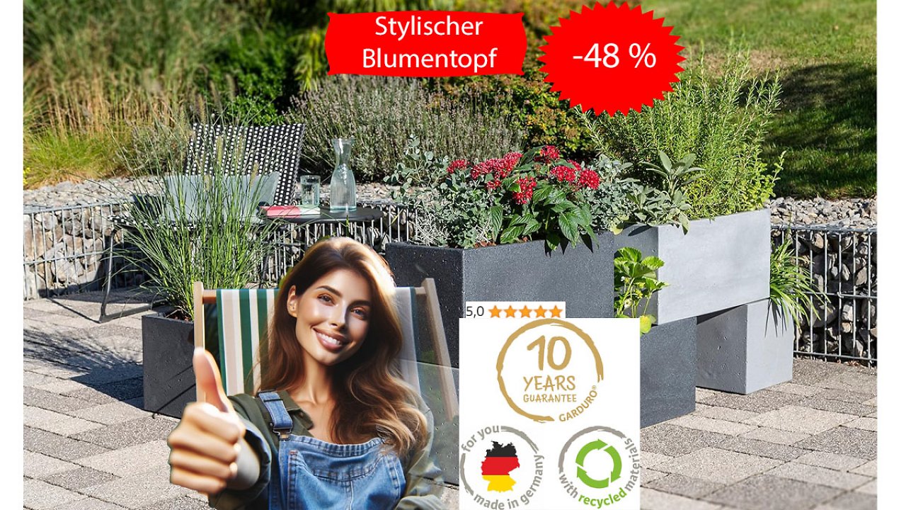 [08/04/2024] Blumentopf Scheurich C Cube Long Deal