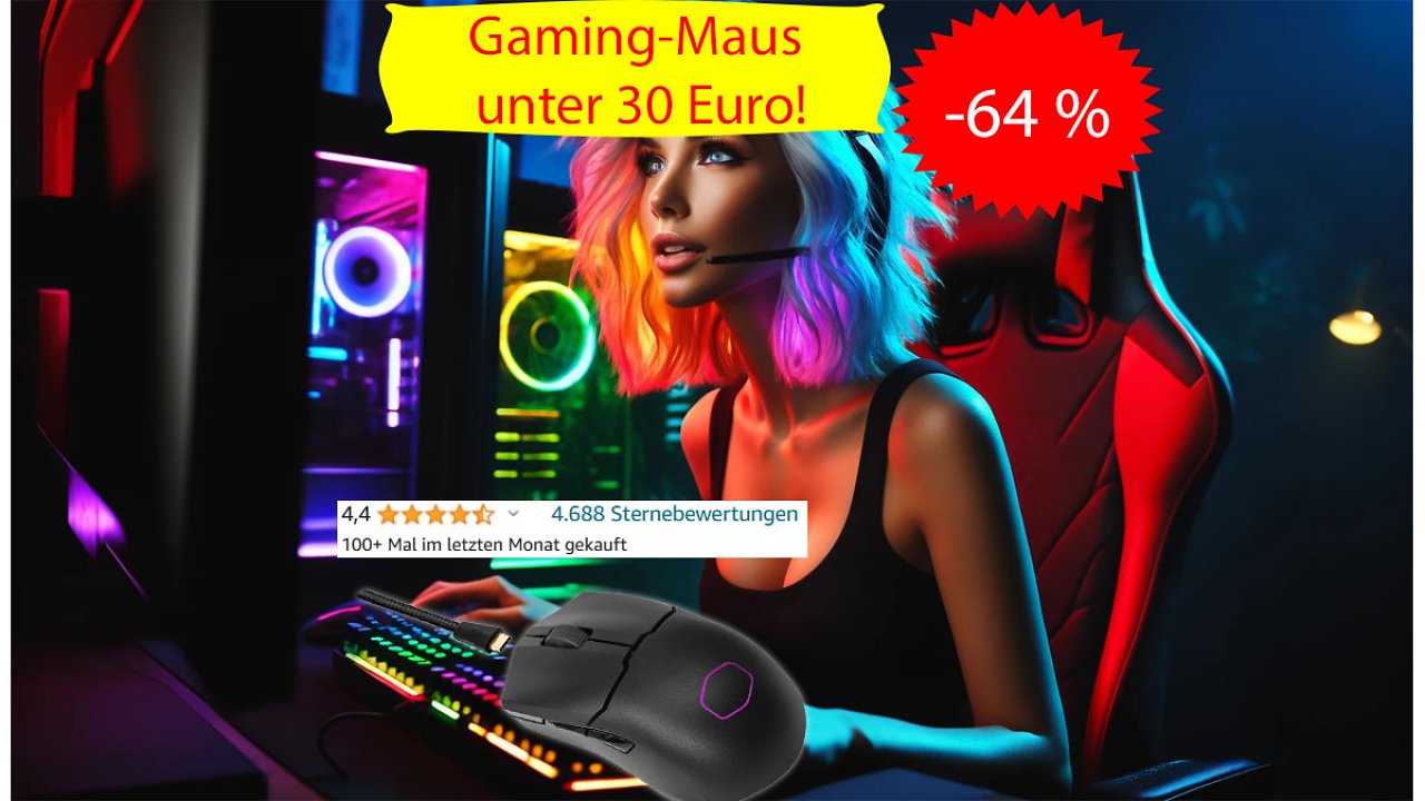 [19/04/2024] Cooler Master MM712 Gaming Maus Deal 2024