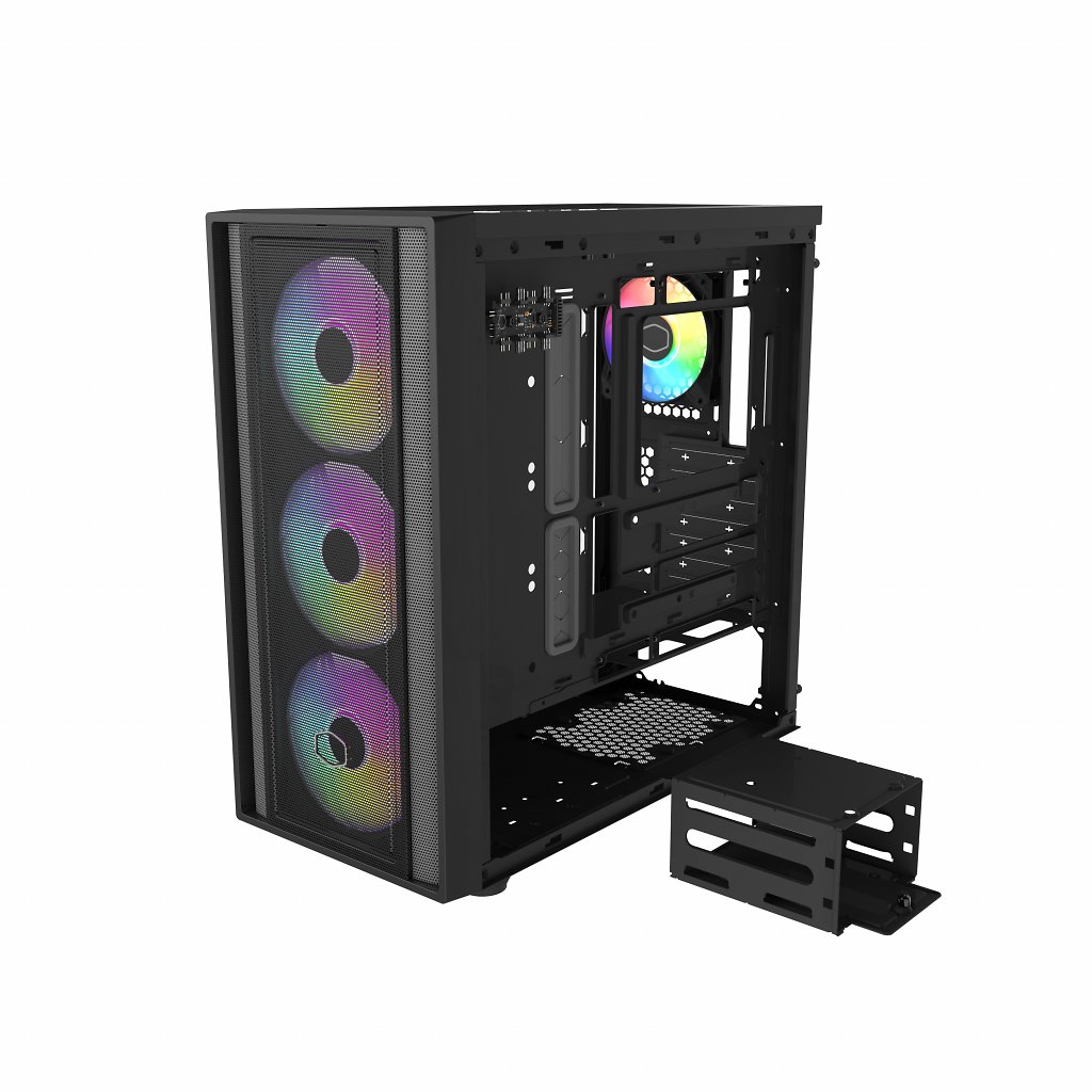 Cooler Master Masterbox 600: Abnehmbarer HDD-Käfig