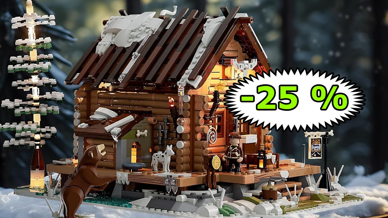 [05/04/2024] Viel zu günstig für Lego! Gutschein für über 2.000 Teile große Jagdhütte bei Amazon (Funwhole-Set)