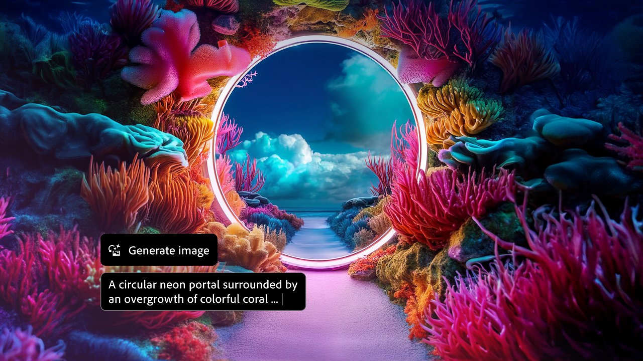 [25/04/2024] Adobe Firefly: Neues KI-Modell vorgestellt, jetzt auch mit Texteingaben in Photoshop