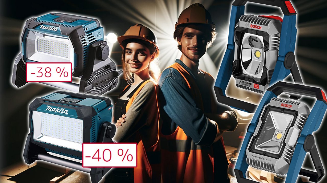 [22/04/2024] Blendende Aussichten mit 2.200 Lumen: Bestseller Bosch Professional 18 Volt Baustellenlampe stark rabattiert im Amazon-Angebot