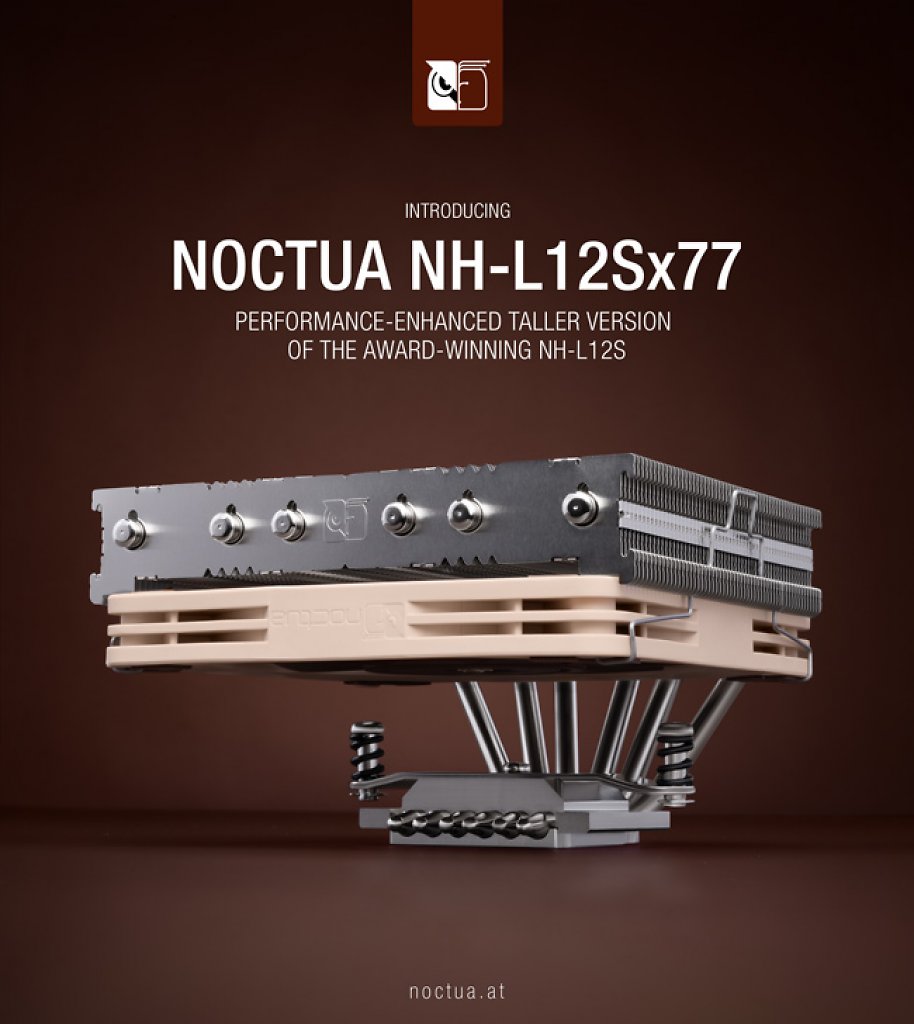[23/04/2024] Mehr Leistung und mehr Abstand: Noctua präsentiert Low-Profile-Kühler NH-L12Sx77 (7)