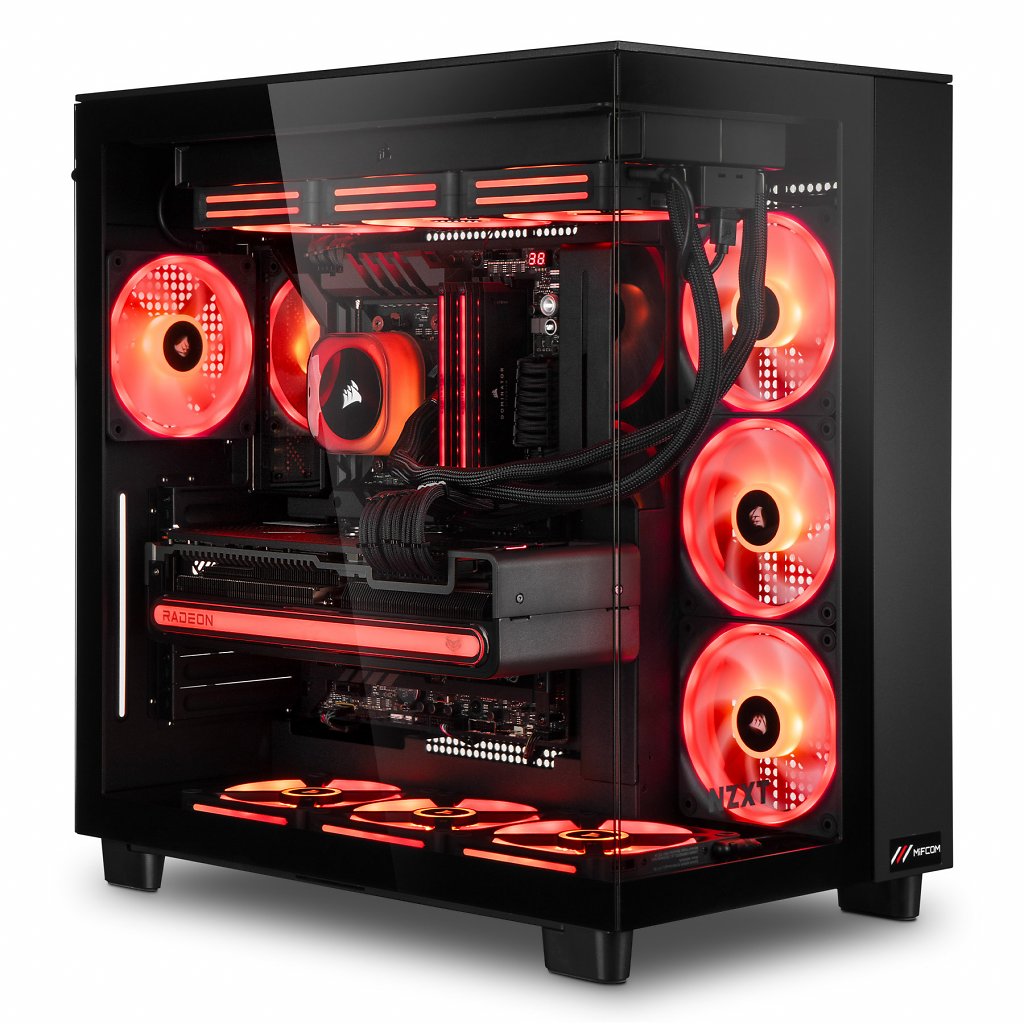 [26/04/2024] Für das Topmodell mit AMD Ryzen 9 7950X3D und Radeon RX 7900 XTX verlangt Mifcom - in der Basiskonfiguration - 4.400 Euro.