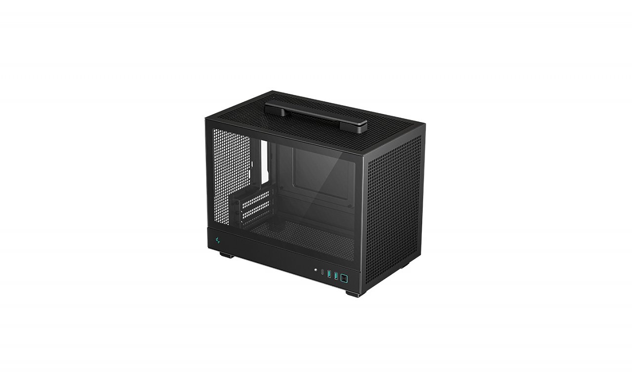 [23/04/2024] Neues Mini-ITX-Gehäuse mit viel Mesh: Deepcool präsentiert tragbares CH160 (1)