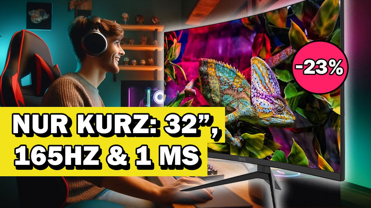 [17/04/2024] Game Over für LG, Samsung & Asus: Curved-Gaming-Monitor für nur 207,08 € mit 32 Zoll, WQHD & 165 Hz - günstiger denn je, aber befristet!