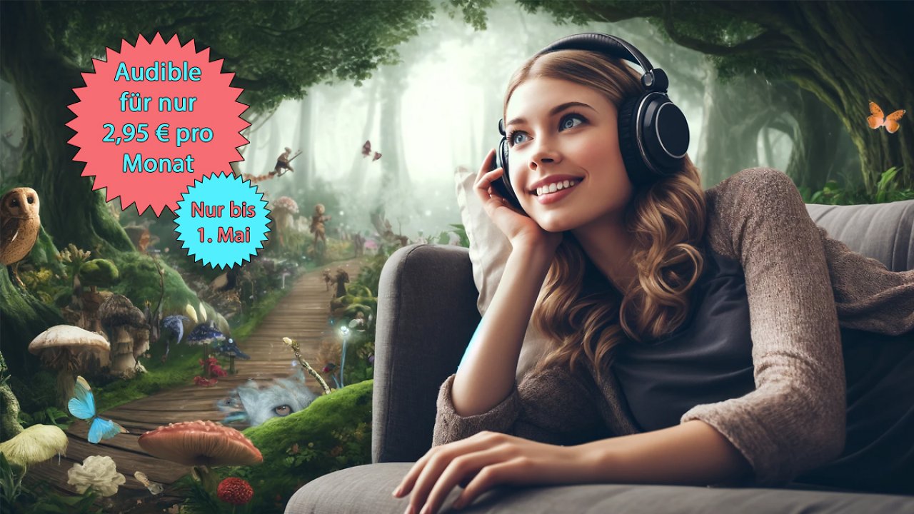 [16/04/2024] Fast geschenkt: Audible jetzt für nur 2,95 € im Monat abgreifen