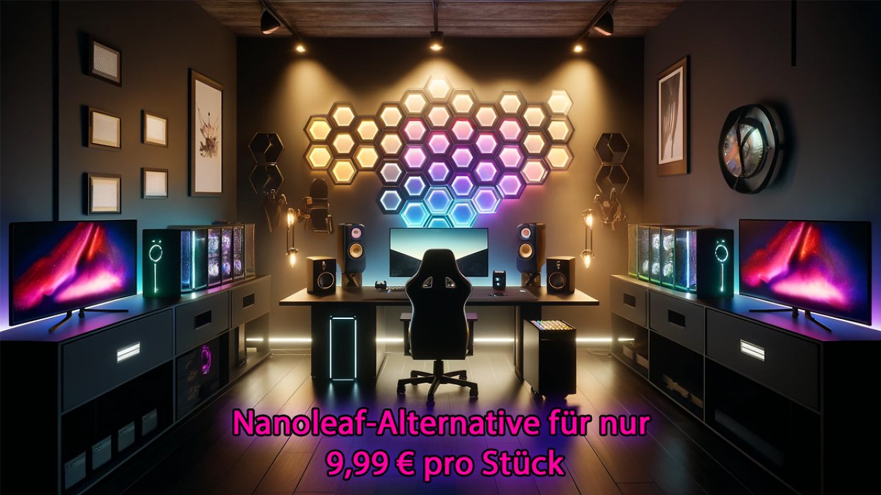 [18/04/2024] Nanoleaf-Alternative zum Sparpreis: Amazon haut Govee-Glide -LED-Panels mit 41 % Rabatt raus
