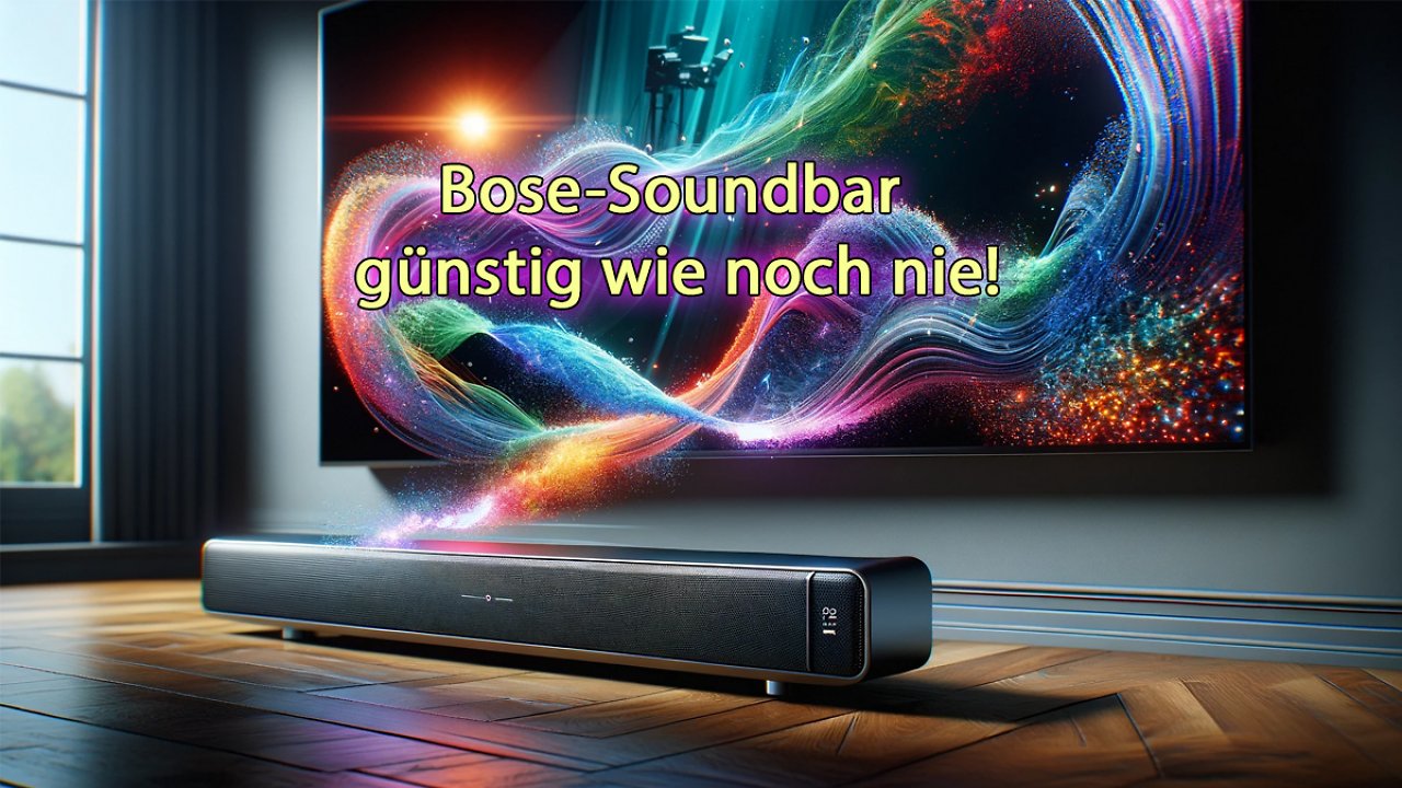 [19/04/2024] Günstig wie noch nie: Amazon verschleudert Dolby-Atmos-Soundbar von Bose zum neuen Tiefstpreis