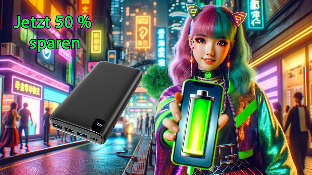 [22/04/2024] Jetzt sparen: Powerbank mit 26.800 mAh bei Amazon 50 % günstiger - Preis fällt auf unter 20 €