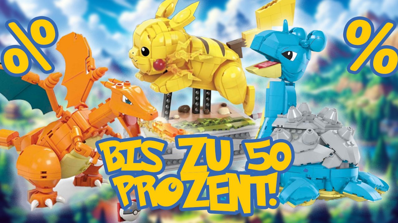 [15/04/2024] Gotta Catch 'Em All mit bis zu 50% Rabatt auf Pokémon: MEGA Construx haut 