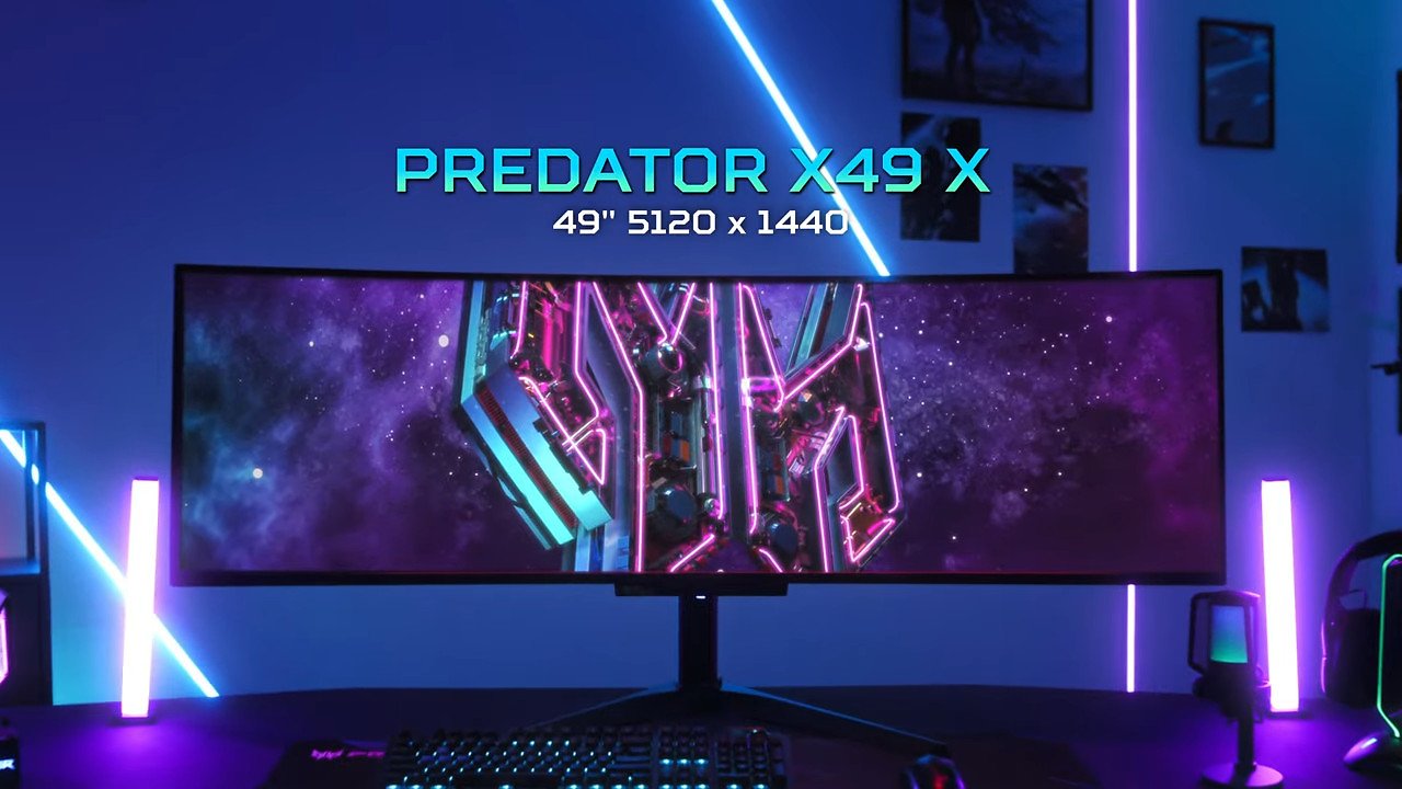 [06/04/2024] Acer Predator X49 X: Neuer gekrümmter OLED-Bildschirm angekündigt