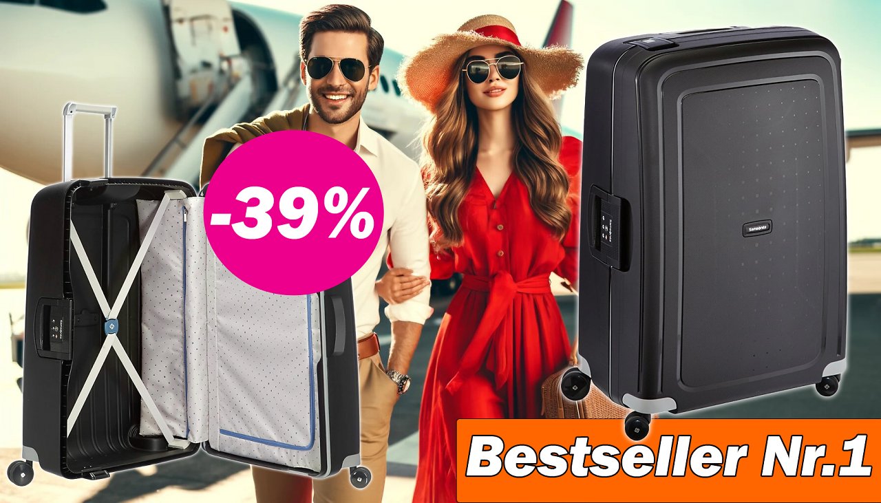 [14/04/2024] Der beste Koffer bei Amazon: 39% Rabatt auf Samsonite-Topseller – Handgepäck auch im Angebot