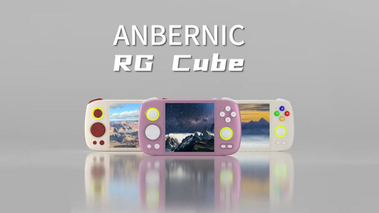[29/05/2024] RG Cube: Neuer Retro-Handheld von Anbernic mit ungewöhnlichem Display offiziell angekündigt
