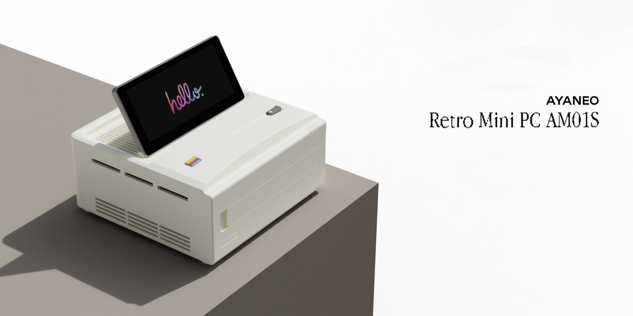 [20/05/2024] Der Ayaneo AM01S lehnt sich wie sein Vorgänger am Apple Macintosh an, verfügt mit einem Ryzen 9 8945HS über deutlich modernere Hardware.