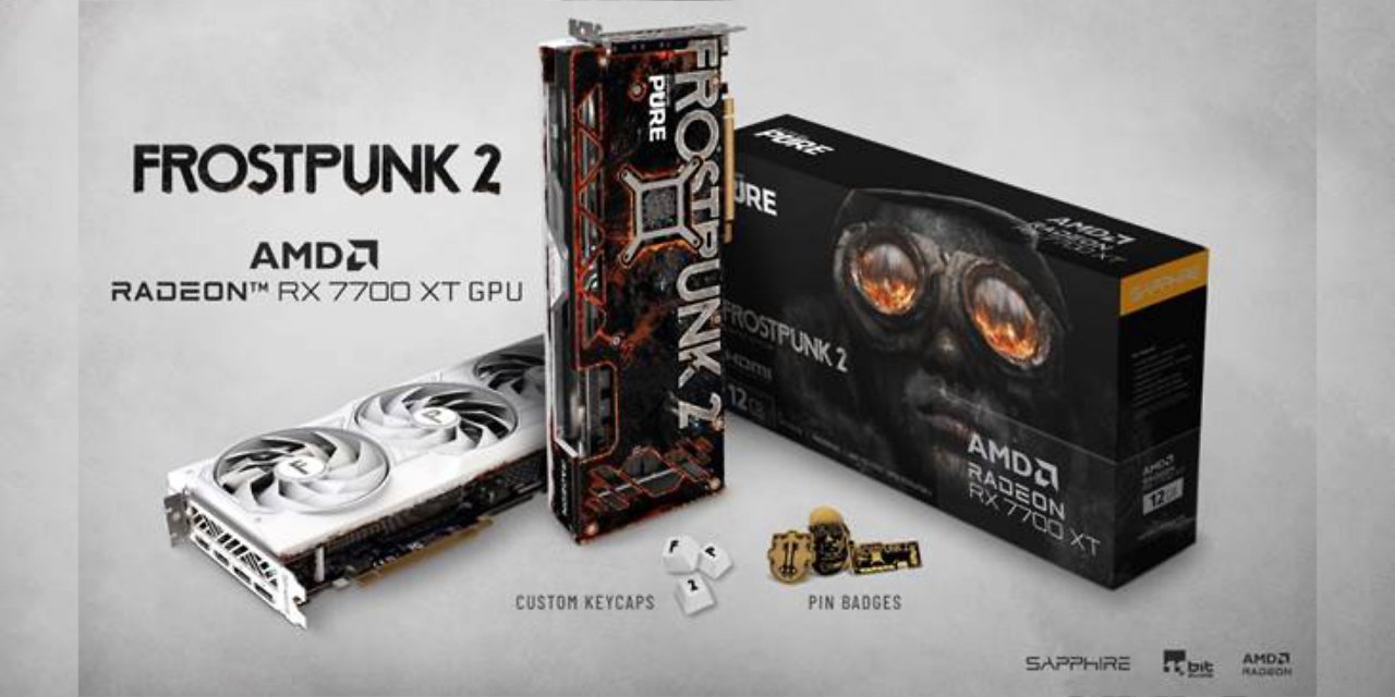 [17/05/2024] Zur Feier von Frostpunk 2 wird Sapphire eine eigene Special Edition der RX 7700 XT auf den Markt bringen.