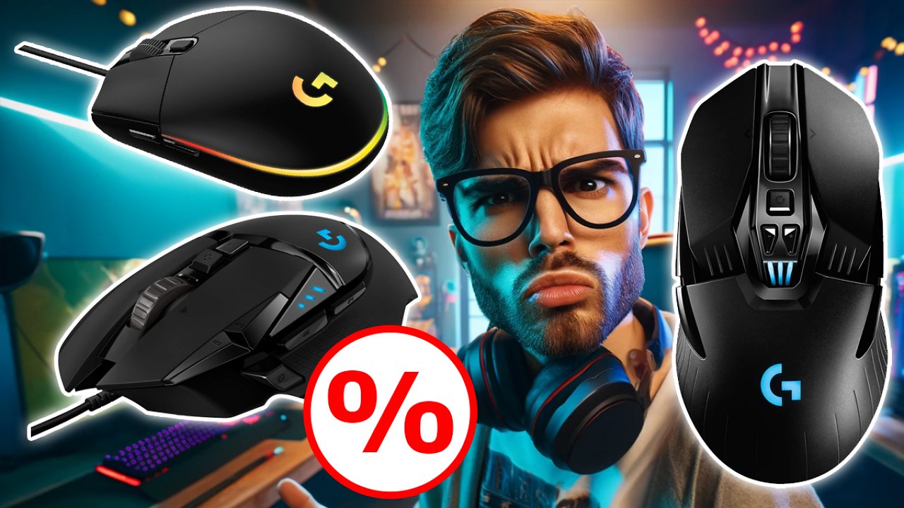[02/05/2024] Amazon nimmt Noobs die Ausreden: Logitech Gaming-Mäuse G502 Hero, G903 Lightspeed & Co. im Angebot