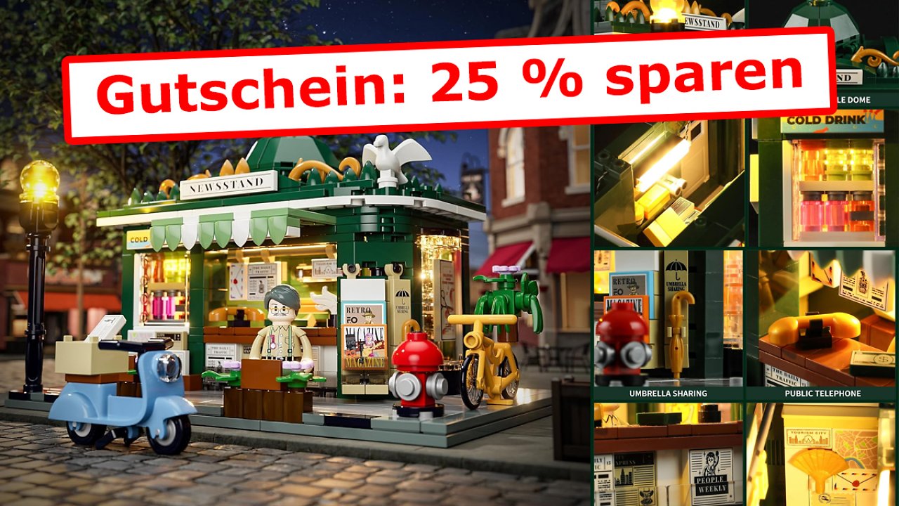 [07/05/2024] Wer Lego mag, wird dieses Set lieben: Gutschein drückt für kurze Zeit Kiosk auf 32,99 Euro