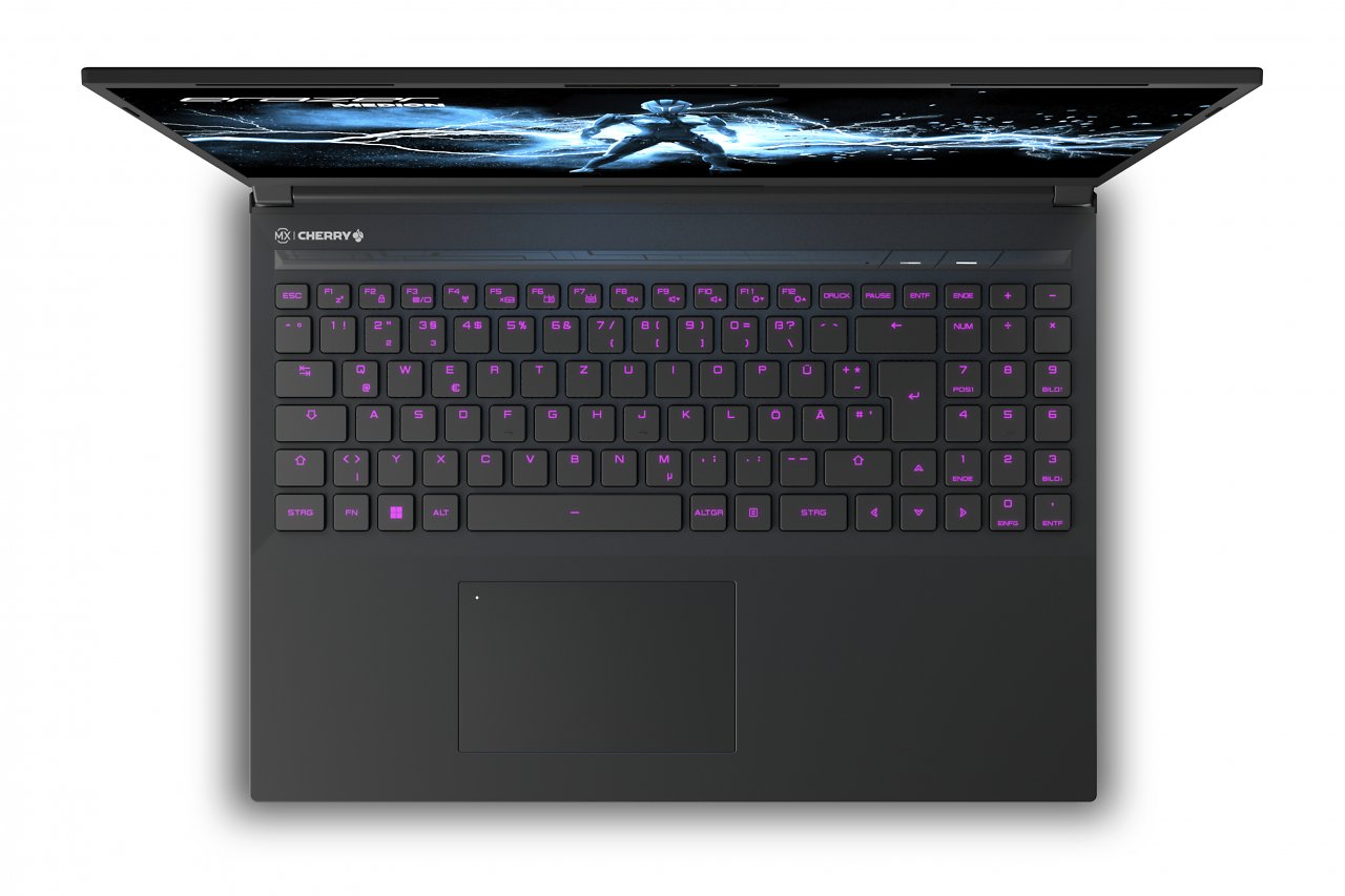 [06/05/2024] MEDION ERAZER Major X20 Top keyboard VIOLET Pressebild