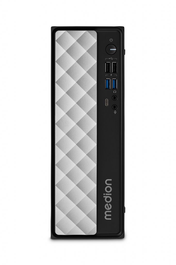 [06/05/2024] MEDION PC T80 schwarz Front Pressebild