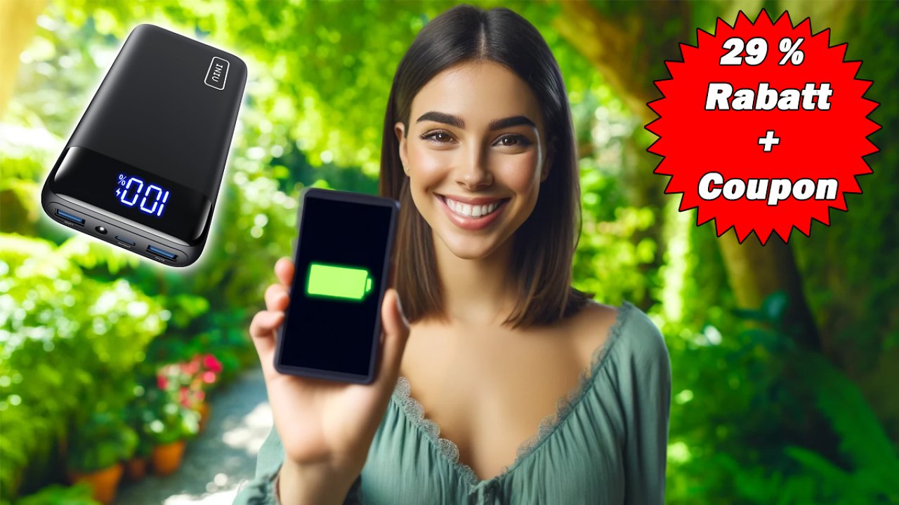 [16/05/2024] INIU Power Bank, 22,5W Powerbank klein Aber stark 20000mAh (USB C Input&Output), 3A USB C PD3.0 QC4.0 Powerbank with LED Display, kompatibel mit iPhone 14 13 12 11 Pro Max Samsung S21 S20 iPad Huawei Amazon Angebot günstig