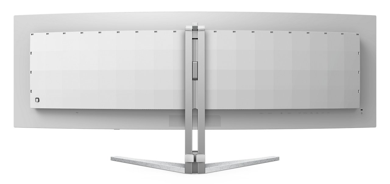 [17/05/2024] Die Rückseite des Philips Evnia 49M2C8900L.