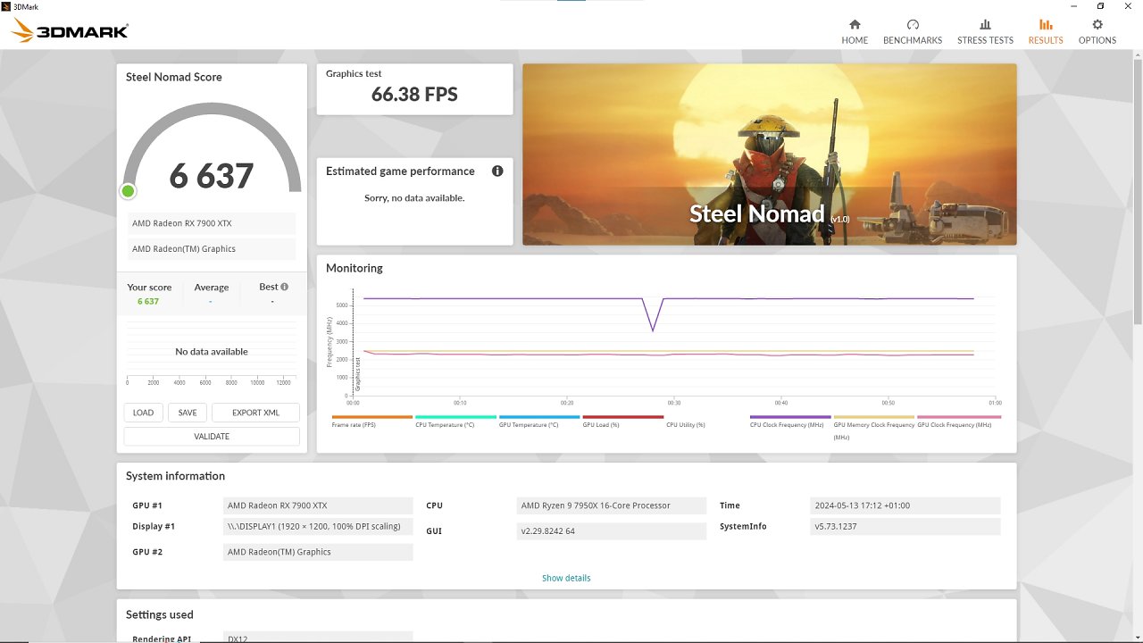 [16/05/2024] Steel Nomad Result Web