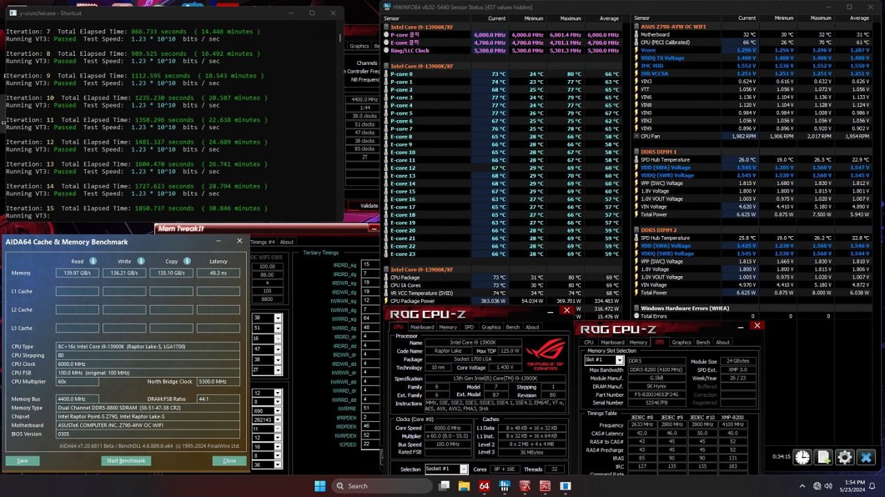 [16/06/2024] Asus Z790-AYW OC WIFI