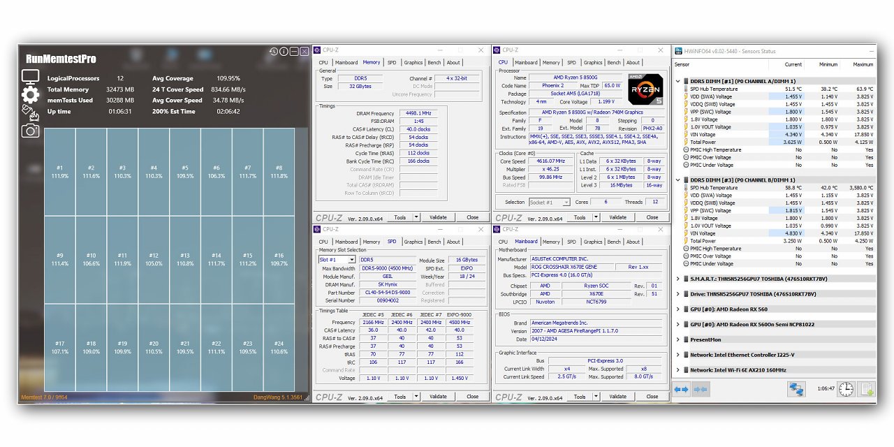 [01/06/2024] Computex 2024: GeIL demonstriert DDR5-RAM mit 10.200 MT/s - ohne LN2-Kühlung (2)