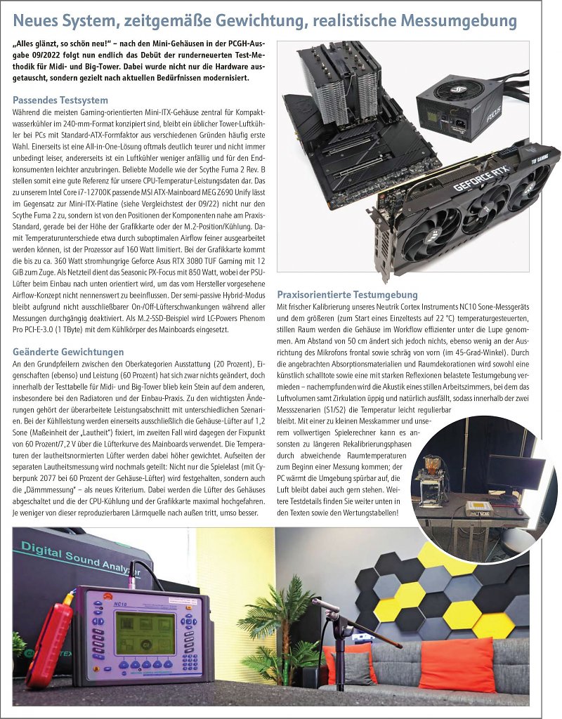 [28/06/2024] Auszug aus der PCGH-Ausgabe 07/2023 zum aktuellen Testsystem. Den vollständigen Artikel finden Sie hier.